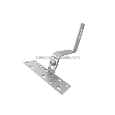 China easy & OEM Quick Installation Stainless Steel Solar Roof Mounts Hook Adjustable Roof Tile Hook For Solar Roof for sale