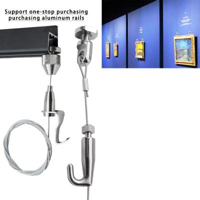 China Retail Industry Casting Hooks For Picture Gallery Hanging Hanging System Includes Picture Rail Hook Wire Tie Adjustable Hooks for sale