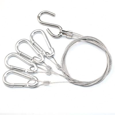 China Light Plant Lamp Accessories Hanging Plant Hook Cable Clamp Plant Pot Hook Clamp Hanging Hook for sale