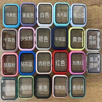 China Case Anti Shock for apple watch case 38mm 40mm 42mm 44mm for Apple Watch Bumper Case for iwatch glass+case for sale