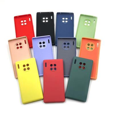 China High Quality Shockproof Liquid Silicone Case Cover For Huawei mate30 pro Case For Huawei mate30 pro Silicone Phone Case for sale