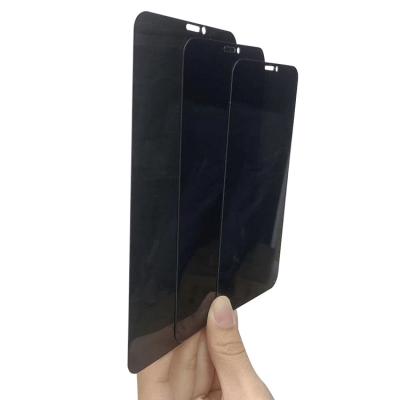 China Anti Spy Screen Protector For Iphone 11 Pro Max Phone Screen Protector 9H 0.33mm Tempered Glass Privacy Filter Anti Spy for sale