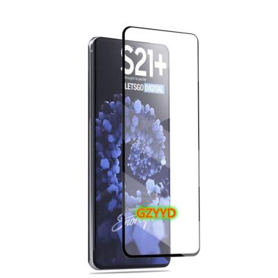 China Anti-explosion 3D Fingerprint Open Full Glue For Galaxy S21 Plus 9H Screen Protect For Samsung S21+ Tempered Glass for sale