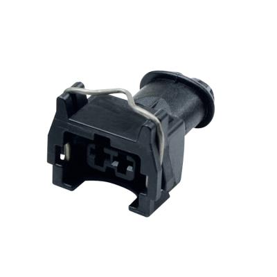 China AHI Waterproof Fuel Injector 2 Terminal Wiring Female Black Plastic Auto Housing Connector (1928402571) for sale