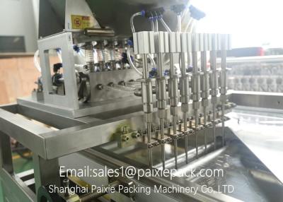 China Stainless Steel Automatic Linear Filling Machine With AC Servo Motor 100 - 500ml for sale