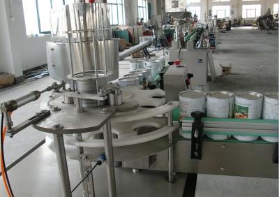 Chine Machine de remplissage faite sur commande de boîte en fer blanc, machine de remplisseur de poudre de granule à vendre