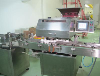 China Pharmaceutical Grade Bottling Plant Tablet Counting Filling Machine , High Accuracy for sale