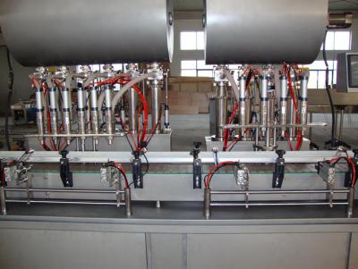 China Custom Glass Bottle Paste Cream Filling Machine , Automatic Bottle Filling System for sale