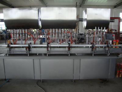 China Automatic Piston Pump Tin Can Filling Machine / Tomato Paste Filling Machine for sale