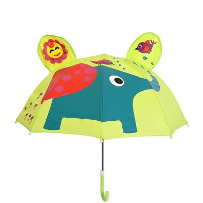 China Wholesale Novelty Customized Cute 3D Kids Umbrella Cartoon Animals Print Kids Umbrella for sale