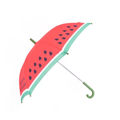 China Novelty Customized Design Watermelon Kids Umbrella Make You Cool In Summer for sale