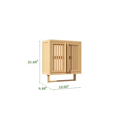 China Easy to install Hot Selling L62.4*W27.3*H81.5 Bamboo Bathroom Furniture Simple and Beautiful for Living Room Kitchen and Bedroom for sale