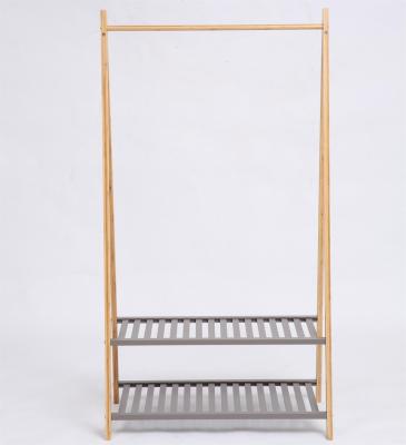 China Chinese Bamboo Cloth Stand, Bamboo garment rail, Towel Rail for Bathroom Bedroom or Living Room for sale