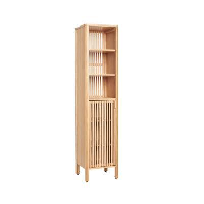 China Chinese Hot Sell Large Capacity Multi-Functional Bamboo Storage Cabinet Furniture for Bathroom Living Room for sale