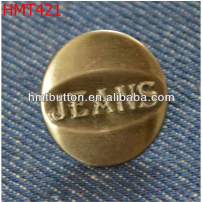 China Metal Stud Buttons Viable Jeans for sale