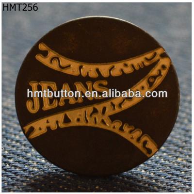 China Sustainable Fashion Iron Metal Jeans Button for sale