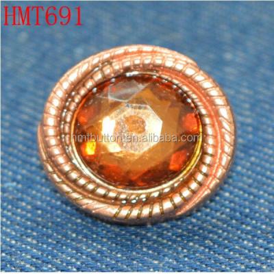 China Viable Metal Fashion Rhinestone Crystal Buttons for sale