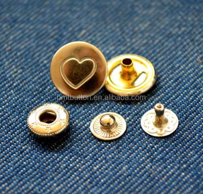 China New Fashion Metal Snap Viable Decorative Button for sale