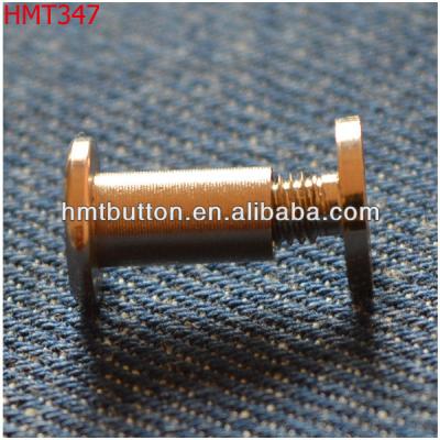 China Sustainable metal screw sam browne button for bags for sale