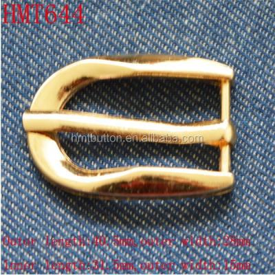 China Gold Color Metal Leather Nickel Free Belt Buckle for sale