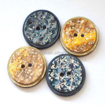 China Viable New Fashion Resin Round Button for sale