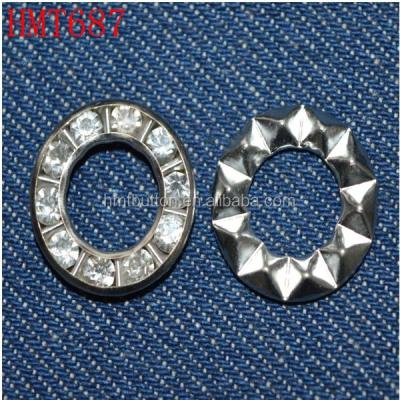 China Fashion Nickel Free Shoes Provides Eyelets With Diamond for sale