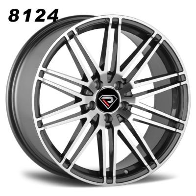 China ALLOY WHEELSHOME Rep 8124 Gunmetal Machined 20inch 10 Spokes Face Alloy Wheels for sale