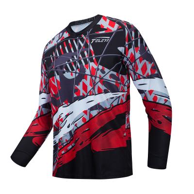 China Breathable Cycling Men's Mountain Bmx Shirt Mountain Bmx Shirt Men's Mountain Bmx Shirt Motocross Tank Tops Enduro Clothing Enduro Cycling T-shirt Long for sale