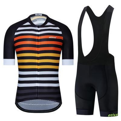 China Breathable High Quality Etixx 2022 Cycling Singlet Set Cycling Clothing Maillot Ropa Ciclismo Summer MTB Racing Bike Clothes Cycling Set for sale