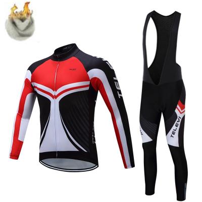 China Winter Fleece 2022 Winter Fleece Man Tank Top Suit Mountian Bicycle Cycling Wear Ropa Ciclismo Racing Bike Clothing Team Cycling Suit for sale