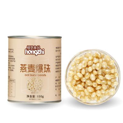 China Drinks Professional Materials Oatmeal Flavor Popping Bubble Tea Boba for sale