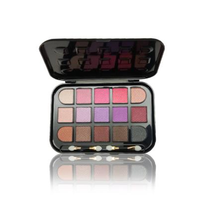 China Vegan 15Color OEM Waterproof Cosmetics Eyeshadow Palette High Pigmented Eyeshadow Palette Lchear DQ2123 for sale