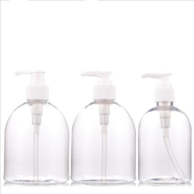 China Recyclable Cosmetic Pump Bottle Shower Gel Shampoo Plastic Hand Sanitizer Bottles for sale