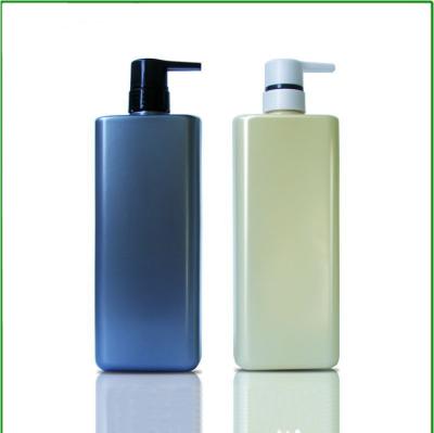 China Square Recyclable Shower Gel Shampoo Bottle With Plastic Pump Lotion Pump Bottles Packaging For Cosmetics for sale