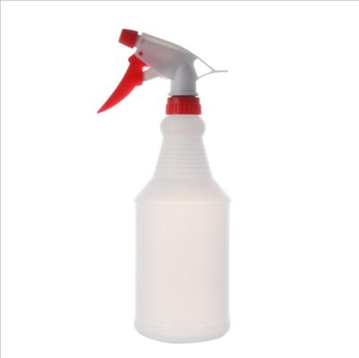 China Recyclable HDPE 500 750ml Bottle Dispenser Garden Spray Bottle For Flowering Water Hand Button Trigger Spray Gun Plastic Bottles Wholesale for sale