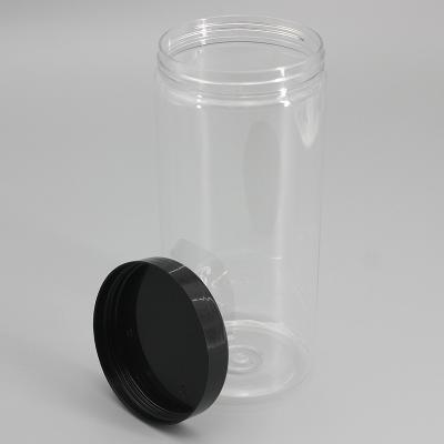 China 1000ml Plastic Food Jar Packing Bottle Box 1000ml Tea Food Grade Storage Bottle for sale