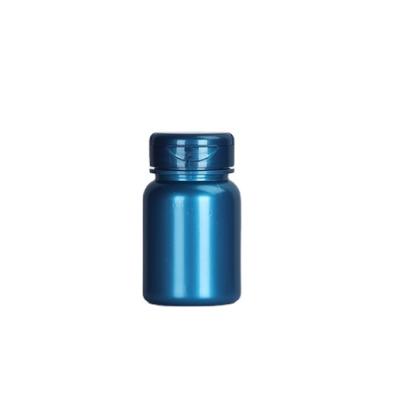 China 80ml Medicine Plastic Bottle Transparent Round Bottle With Cover Cap Packing Bottle for sale