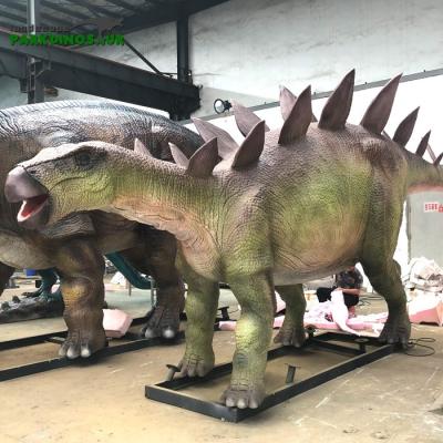 China Amusement Park China Theme Dino Park Equipment Realistic Life Size Dinosaur Stegosaurus For Sale for sale