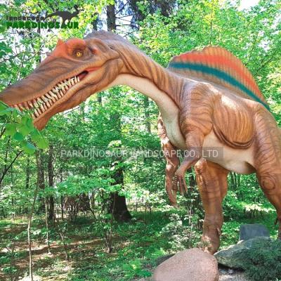 China Amusement Park Large Animatronic Dinosaur Sculptures for Mini Golf Park Decoration for sale