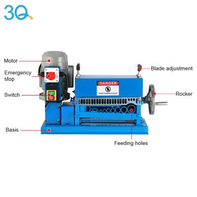 China Strip Wire Machine 3Q Electric Power Fast Speed ​​Scrap Copper Wire Stripping Machine for sale