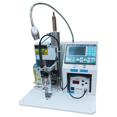 China Strip wire machine 3Q terminal constant temperature soldering machine communication semi-automatic wire soldering station for USB cable for sale