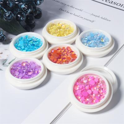 China Nail Accessories Diamond Rivet Nail Metal Patch Pearl Metal Art Bottom Alloy Shaped Diamond Flat Rhinestones Nail Decoration Nail for sale