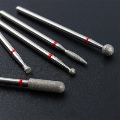 China Nail Art Tool Emery Electric Nail Art Tool Emery Para Brocas Para Unas Manicure Tungsten Steel Nail Drill Bit Set for sale