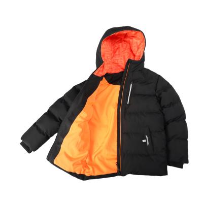 China Anti-wrinkle fashion warm style winter new baby boy coat cotton hooded padded children coat outdoor light color for sale