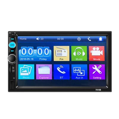 China Touch Screen Car Stereo Autoradio Multimedia VCR Automobile USB TF FM Autoradio USB TF FM Car Radio Playback 2 Din 7