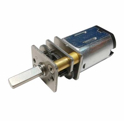 China DC12V 6v 100rpm n20 dc gear motor high torque totally enclosed electric gearbox for sale