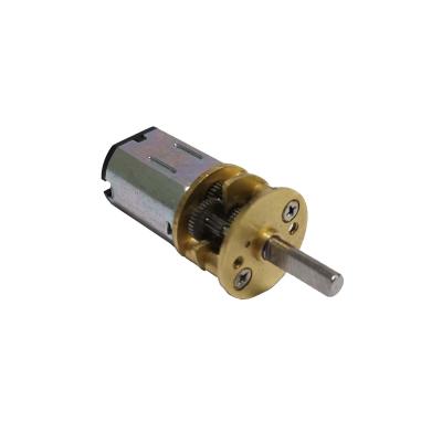 China DC12v 60rpm high torque dia14mm dustproof dc n20 gear motor metal totally enclosed gear motor for sale