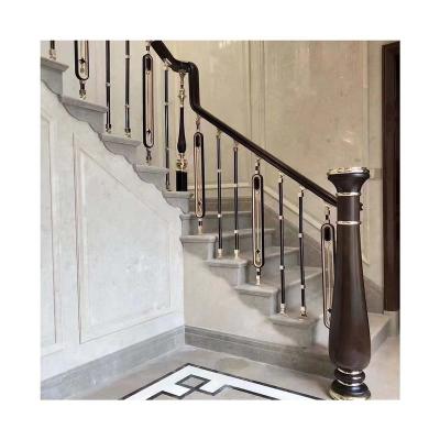 China Factory Price Modern Private Villa Staircase Railings Aluminum Balustrade for sale