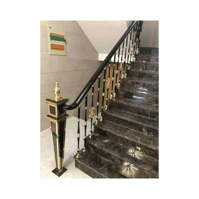 China Modern Deck Stair Railing Decoration Railing Aluminum Stair Railing for sale