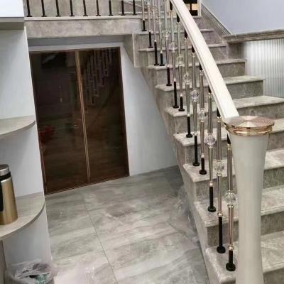 China Modern Style Luxury Stair Railing Decoration Handrail Stair Railing Aluminum Railing for sale